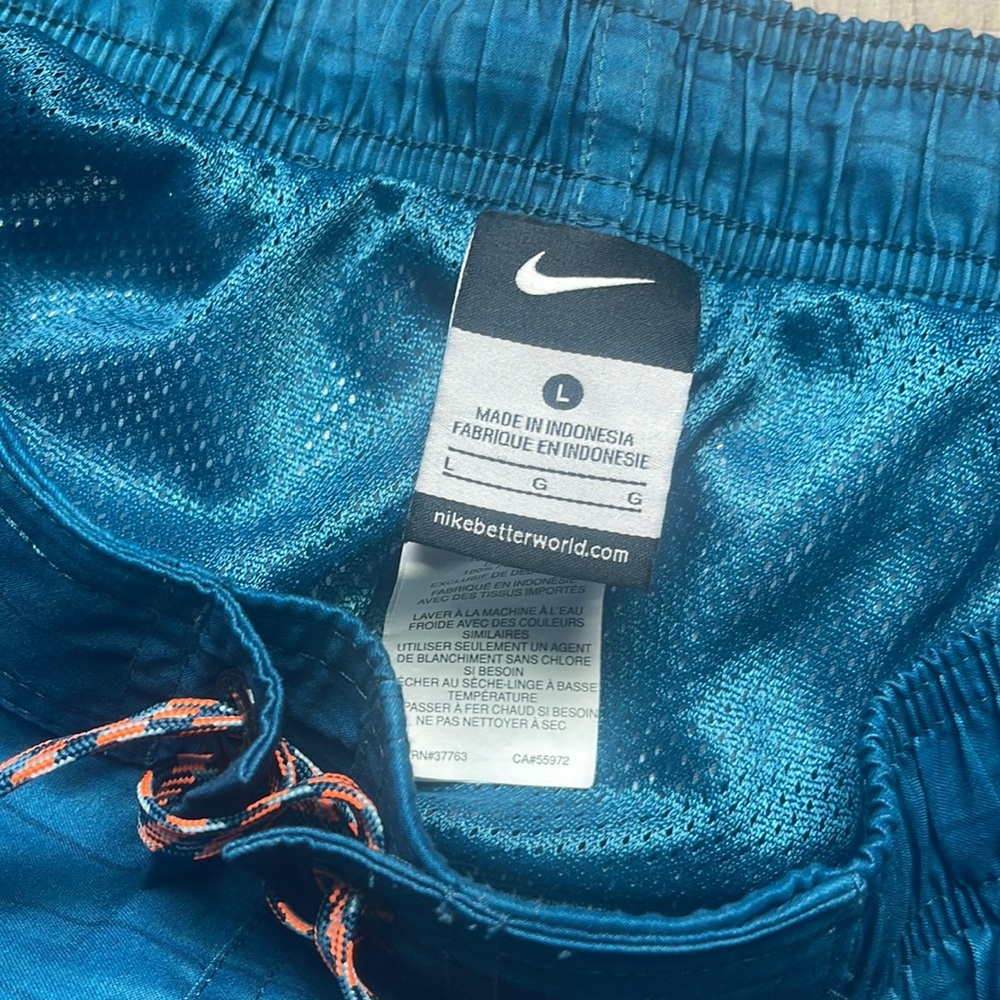 Nike, Large, mens swim shorts, teal green - Picture 3 of 7